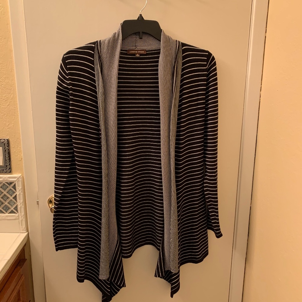 A cardigan sweater